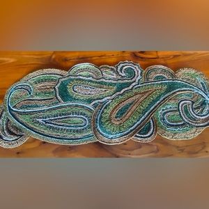 Beaded Table Runner; like new condition